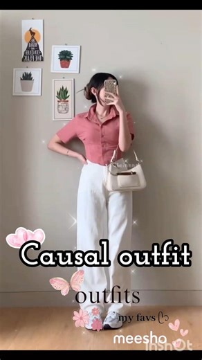 causal wear outfit ideas for girls women's #messhohaul #shortsfeed #causaloutfit #outfitinspo#comfy💕