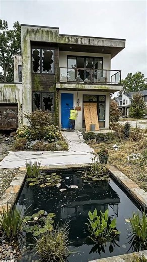 Abandoned House RESTORATION Timelapse → From Trash Pond to Luxury Dream Home!