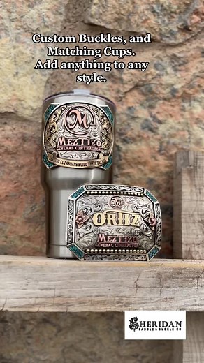 Custom Buckles and Cups Personalized for You