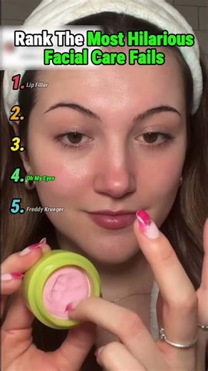 Ranking of the most hilarious facial care fails💄(part2) #funny