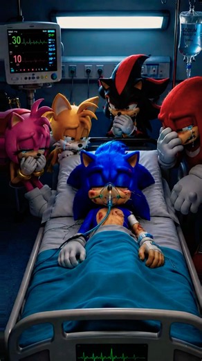 Sonic’s Last Breath 💔😭 | Friends Cry in Hospital | Emotional Story#shortsfeed