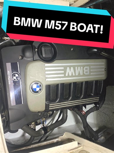 #bmw #project #marine #diesel Engine fitted and running! 😉 #m57 @Kyle Westall @Steve T 🏴󠁧󠁢󠁷󠁬󠁳󠁿