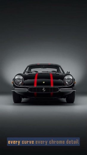 1970 Ferrari 365 – The Black Beast That Defined Italian Power