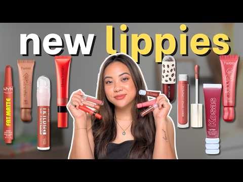 Let's Try NEW Lip Product Releases | First Impressions + Demos