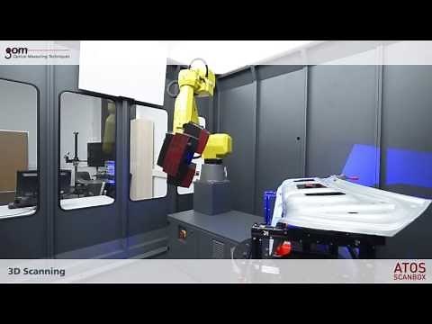 ATOS ScanBox Trunk Lid Sheet Metal 3D Scanning & Inspection Automation