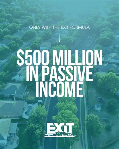MLM? Nope. The EXIT Formula is different. It's a single-level, residual income system, and it's only available at EXIT Realty. Curious how it works? Text 4MM to 85377. To date, we've paid out more than $500 Million - that's more than 1/2 Billion - in passive income to our associates, and yes, that's on top of the commission they earn with buying and selling real estate. Could you do anything with that? | EXIT Realty Corp. International