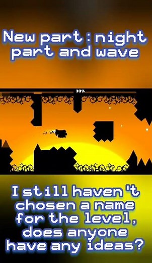 My New Geometry Dash level part! #geometrydash