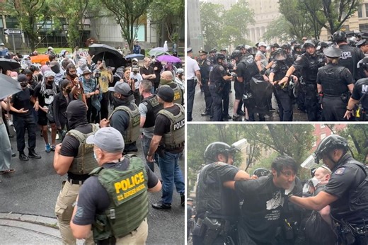More than 20 arrested in NYC as mob tries to block feds from conducting immigration raids