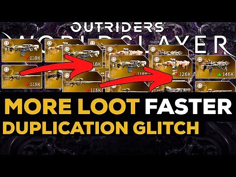 Outriders Worldslayer LEGENDARY DUPLICATION LOOT EXPLOIT GLITCH Epic Loot Duplicate