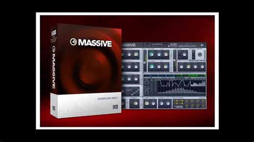 Native Instruments Massive v1.7.0版  全套扩展 电子合成器 WIN MAC