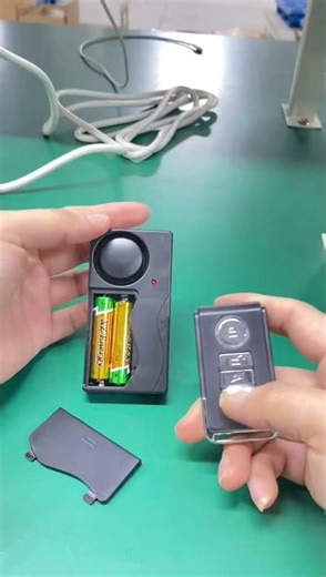 Anchtek 110db Loud Alarm Wireless Vibration Alarm with Remote Control