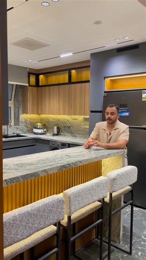 ازاي نحقق بعض الخصوصية في ال open kitchen - 𝗗𝗔𝗣𝗣𝗘𝗥 𝗗𝗘𝗦𝗜𝗚𝗡𝗦 | Dapper Designs