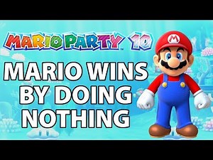 Mario Party 10 - Mario Wins By Doing Absolutely Nothing