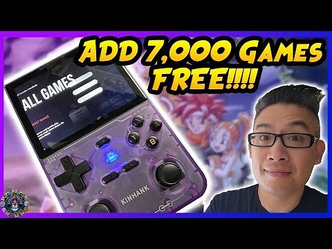 Budget Retro Handheld Under $50 | Kinhank K36 Review | How to Add 7,000 Games FREE