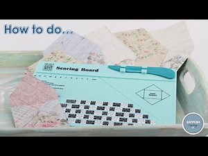 DIY Crafts | Create an envelope on scoringboard | Kippers Hobby
