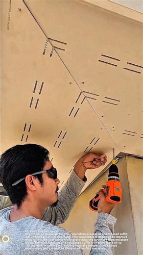 Ventilated Soffit Panel Installation | Smart Roof Ventilation System.