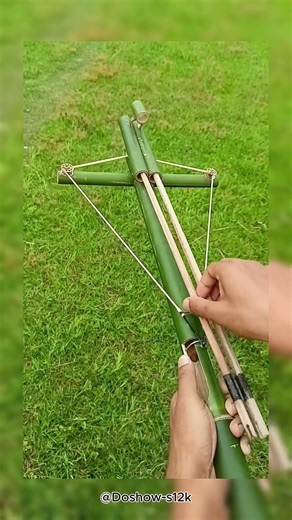How to make a hunting knife from a bamboo pipe (DIY survival weapon!) #doshow #creative