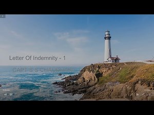 Letter of Indemnity 1