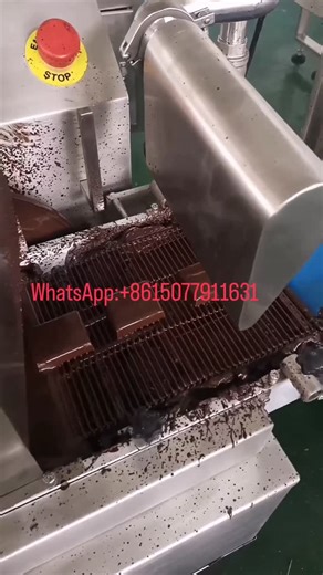 Summer Tong on Instagram: "Automatic chocolate enrober machine #chocolaye enrobering machine #cookie chocolate cooling tunnel #chocolate equipment"