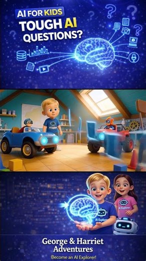 George Explores AI in a Cleaning Robot to Monster Trucks #ai #education 🤖