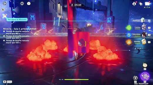 COLUMBINA C6R5 NVL 50 CON TALENTOS AL 1 Mi primer contacto y prueba con Columbina ha sido ESPECTACULAR! En unas horas subo los videos de Columbina al 90 #columbina #genshin #genshinimpact #原神 #genshinabyss