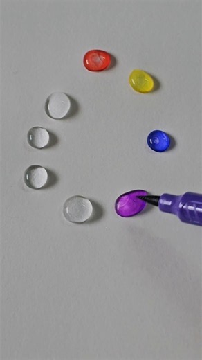 Colour mixing ❤️💚💜 #ytshorts #youtubeshorts #viral #viralvideo #yt #art #satisfying #craft #diy