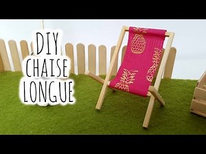 DIY MINIATURE MAISON POUPÉE TRANSAT DE JARDIN EN BOIS