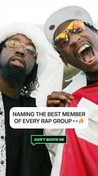 NAMING THE BEST RAPPER IN EVERY GROUP! 👀😳 (PART 5)
