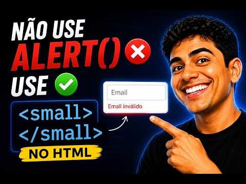 Why Don't Websites Use alert? | The HTML small Tag