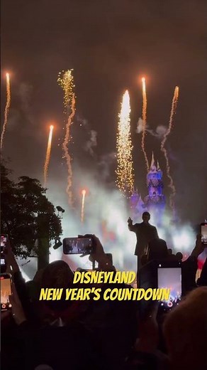 New Year’s Countdown at Disneyland #disney #disneyland #newyear #2026