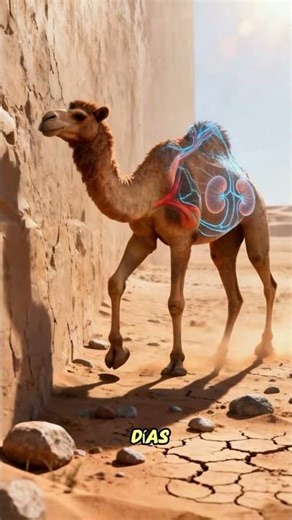 El animal que sobrevive sin agua… en el desierto extremo 😳🐪 #curiosidades