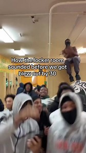 Locker Room Sounds Before 30-Point Blowout