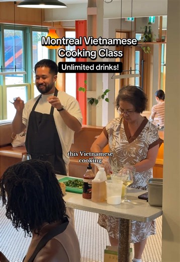 Montreal Vietnamese Cooking Class with Unlimited Drinks