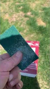 Absolute best way I've found to clean mower tire marks off of a vinyl fence.