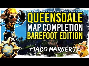 Guild Wars 2 - Queensdale Map Completion with TacO Markers