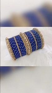 latest blue bangle set design🦋#fashion#trending#bangles#blue#womenlove#collection#ytshorts#viral👍❤️