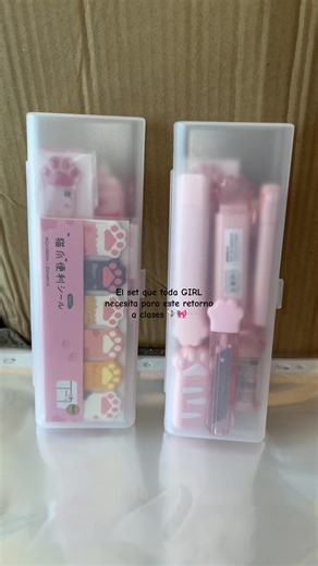 Set de útiles escolares que toda GIRL necesita