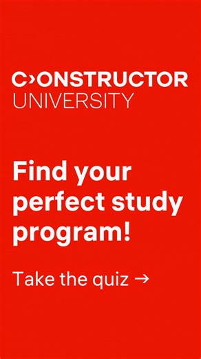  Not Sure What to Study? Take Our Free Quiz! 樂 Choosing the right university program is hard. Our quick quiz makes it easy! 易 In just a few questions, you'll discover the study programs that match your interests and strengths.  Take the Quiz Now | Constructor University | Facebook