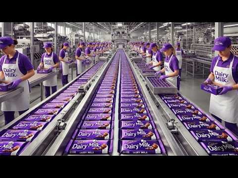 Inside a Modern Cadbury Factory 🍫 The Secret Process Behind Dairy Milk You Didn’t Know!