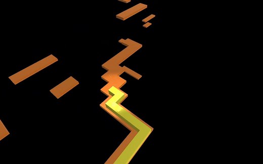 【跳舞的线】The Autumn Extension 秋天 完整版 路径演示