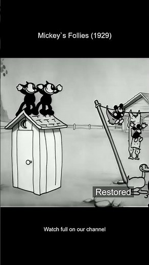 Mickey’s Follies (1929) – Original vs HD Restoration