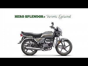 2025 Hero Splendor Plus All Variants Explained