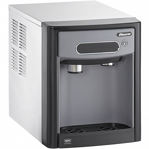 Follett 7CI100A-IW-NF-ST-00 7 Series Air Cooled Countertop Ice Maker and Water Dispenser with 7 lb. Storage Capacity - 115V