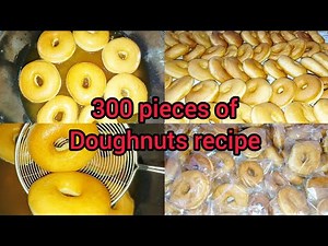 How to Make Commercial Ring Doughnuts with Detail Recipe / Business Friendly