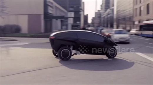 Will.i.am unveils futuristic AI-powered vehicle with echoes of the infamous Sinclair C5 1/3