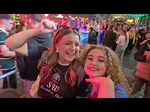Liverpool Saturday Night Walking Tour 4K HDR | Walking in Liverpool