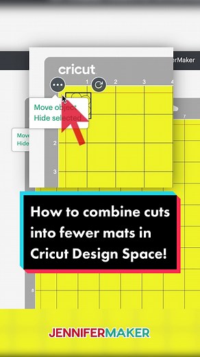 Cricut Design Space Tips: Combine Cuts into Fewer Mats