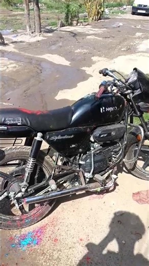 happy Holi all friends #automobile #spid #splendor #spa #video #viralvide