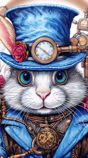 Steampunk Animals #coloring #coloringbook #coloringforadults...