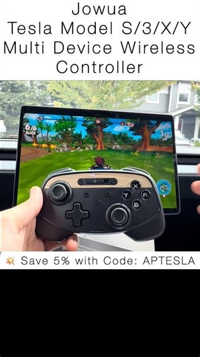 2026 Tesla Model Y Juniper | Model S,3,X,Y Gaming Controller | Gaming Setup in a Tesla